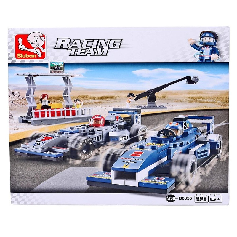Sluban M38-B0355 Racing Department Building Block Set – 300 Pieces