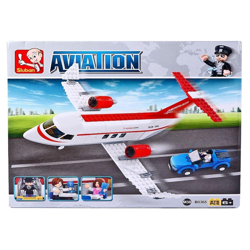 Sluban M38-B0365 C Concept Plane Building Block Set – 275 Pieces