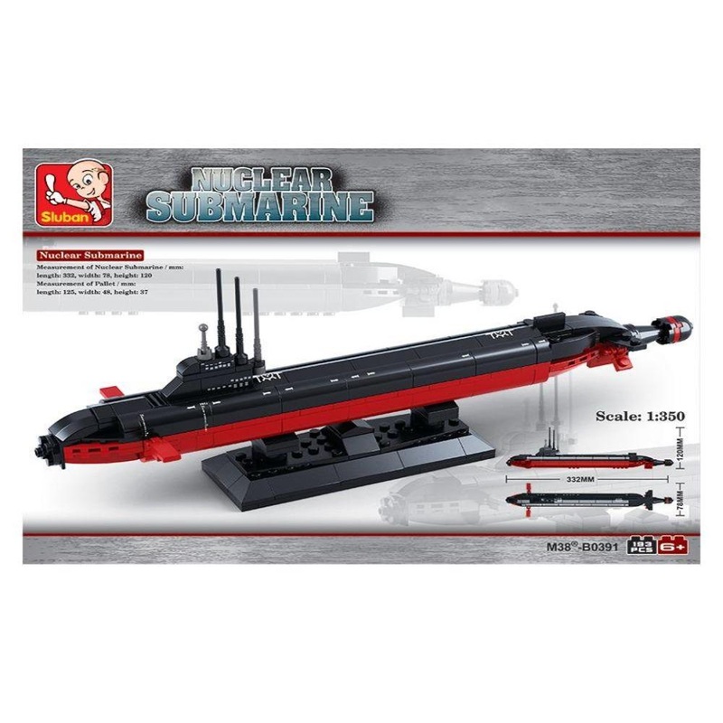 Sluban M38-B0391 Nuclear Submarine Construction Set – 193 Pieces