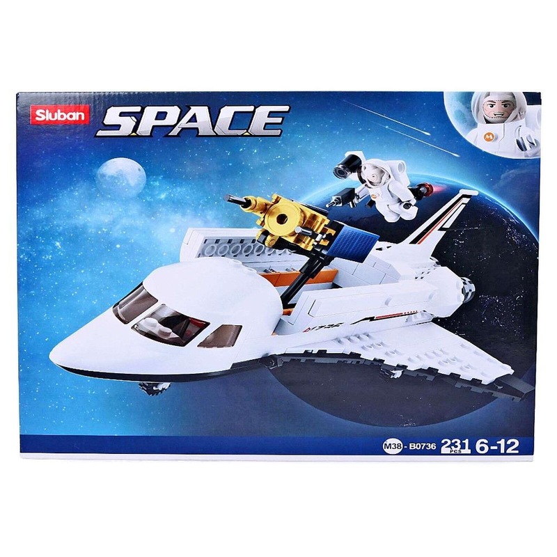 Sluban M38-B0736 Space Shuttle Blocks Toy Set – 231 Pieces