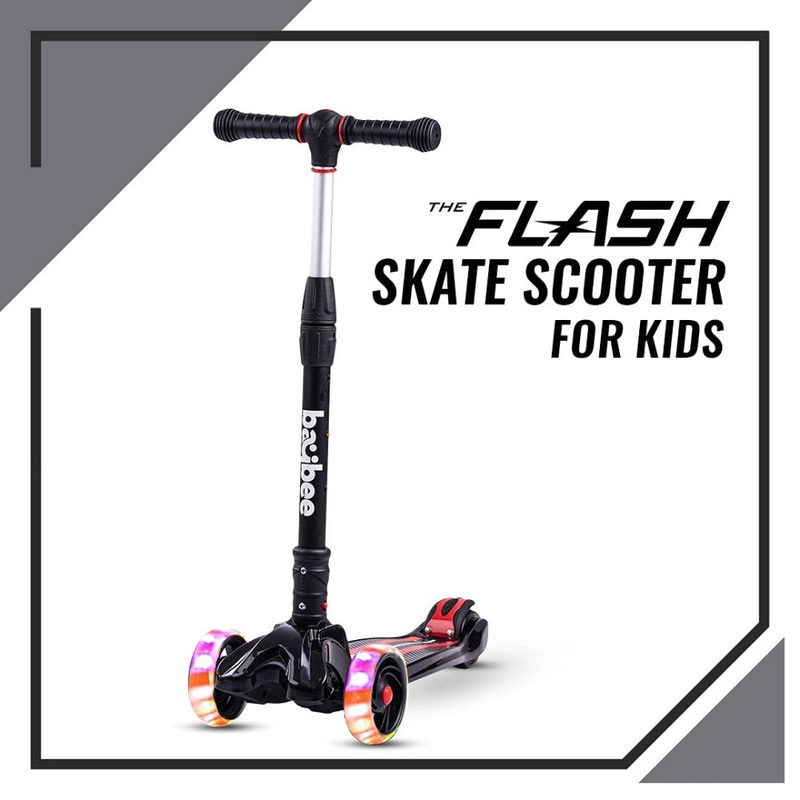 Baybee Flash Scooter 3 Wheel Kids Scooter -F4