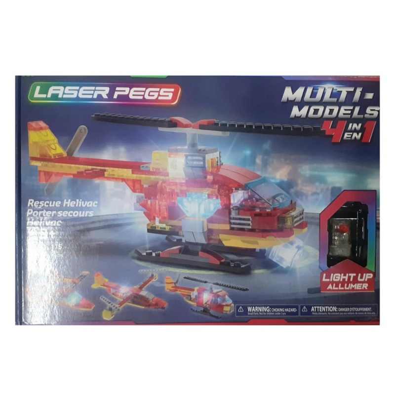 Laser Pegs 4 in 1 Rescue Helivac