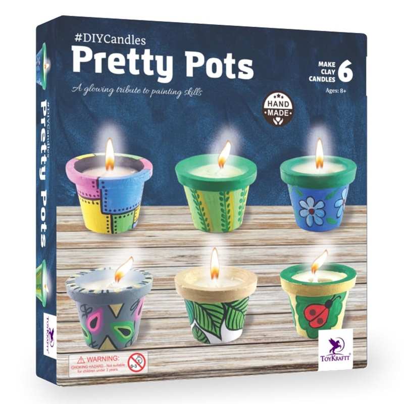 Toykraft Candles Pretty Pots