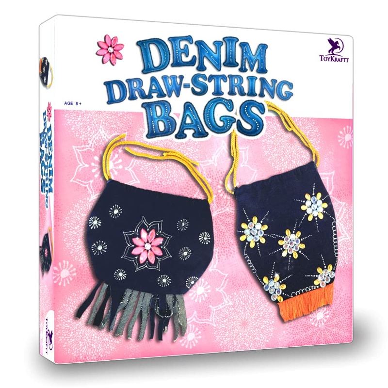 Toykraft Denim Draw String Bags