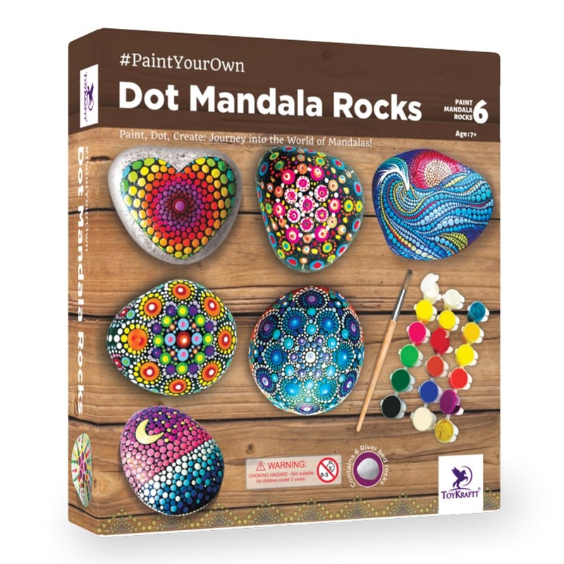 Toykraft Dot Mandala Rocks