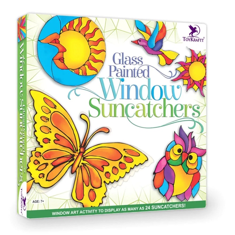 Toykraftt Glass Painted Window Suncatchers