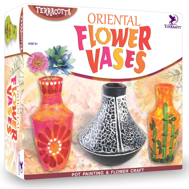 Toykraftt Oriental Flower Vases