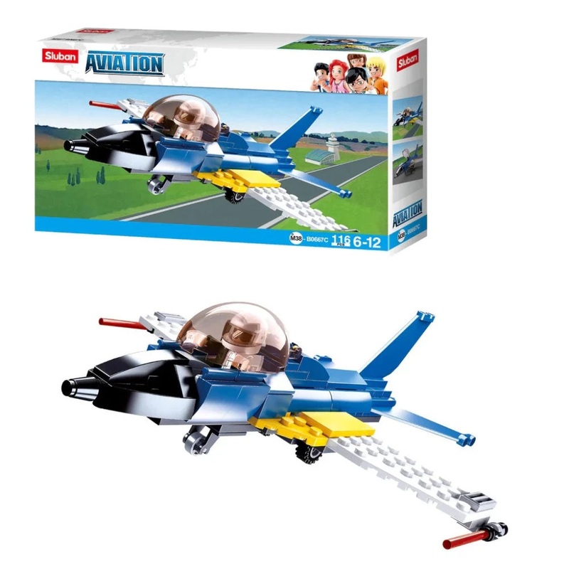 Sluban M38-B0667C Aviation Training Plane