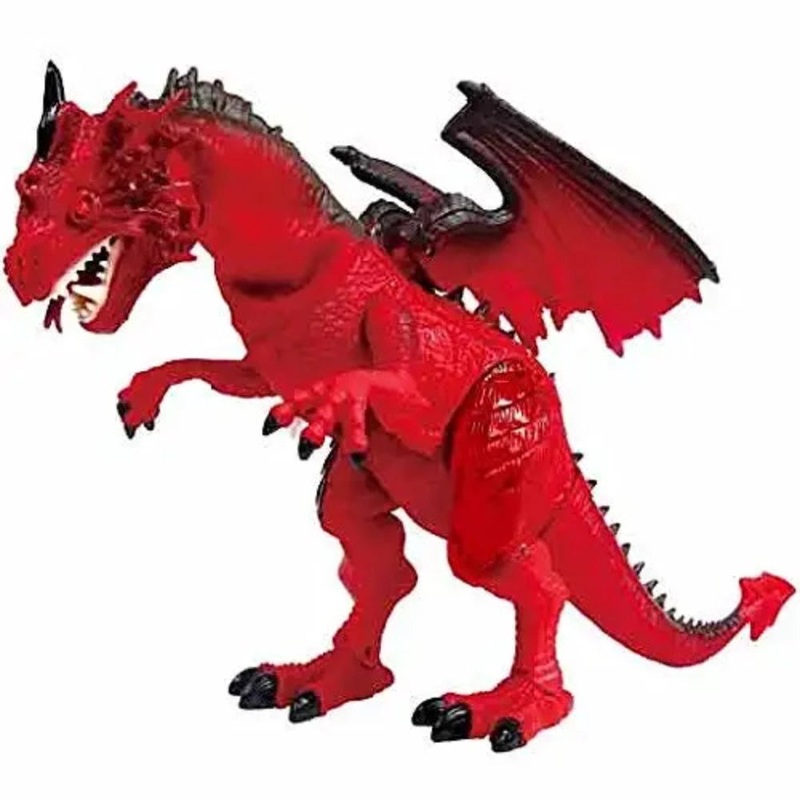 Dragon-I Mighty Megasaur Lights and Sound Dragon (Red)