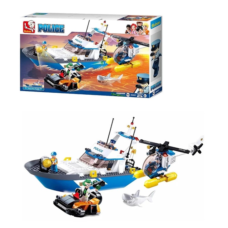 Sluban M38-B0657 Land & Sea Police Building Blocks