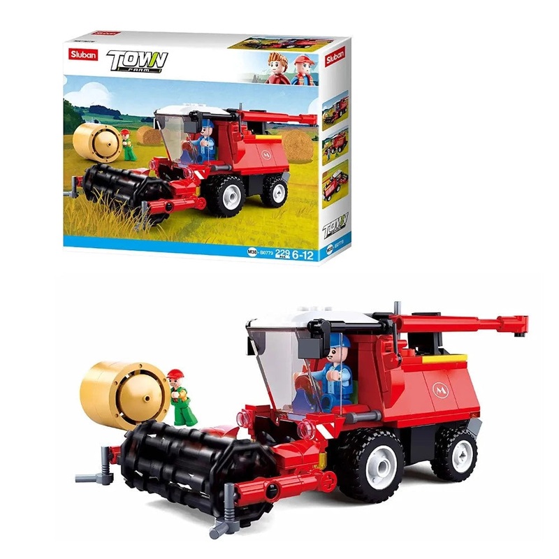 Sluban M38-B0779 Town-Harvester Building Blocks – 229 Pieces