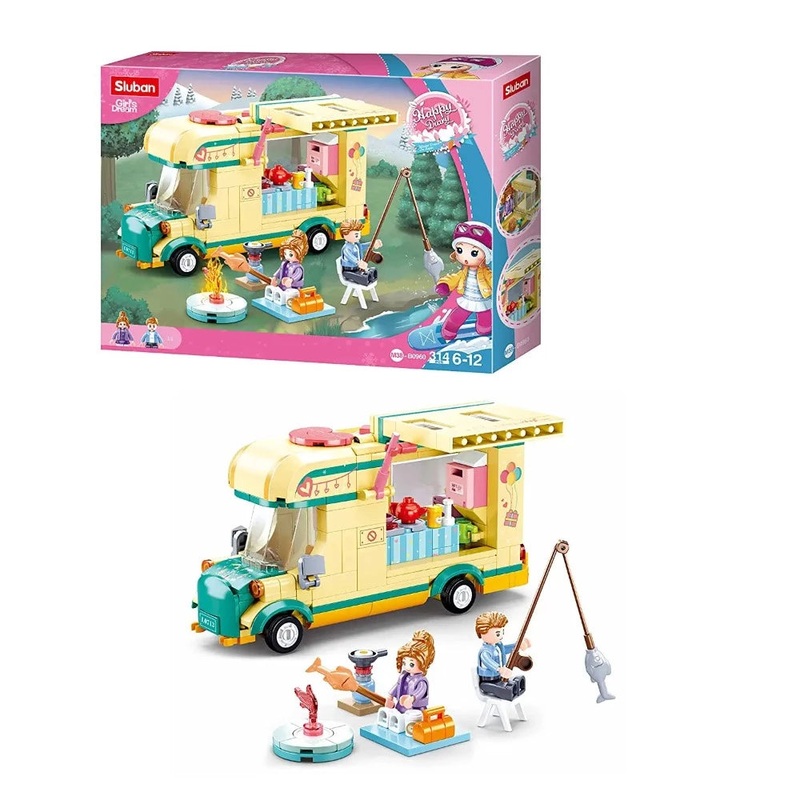 Sluban M38-B0960 Happy Diary Camper Building Blocks