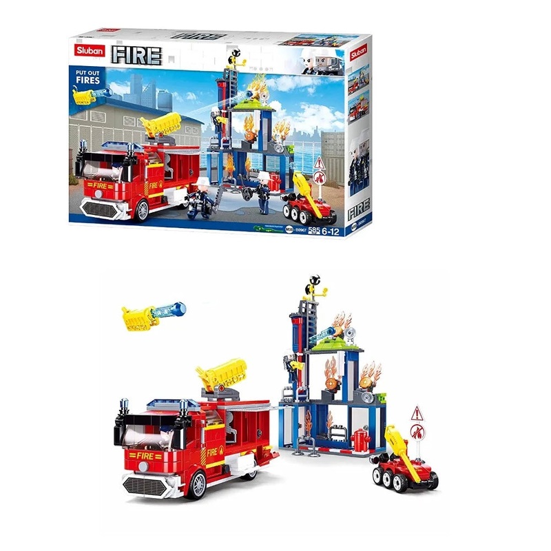 Sluban M38-B0967 Fire Fighting Training Center Building Blocks