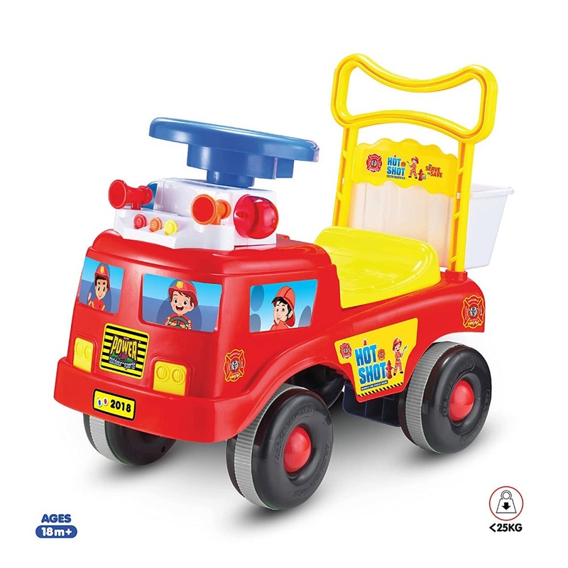 Skoodle PowerPlay Squad Hot Shot Light & Sound Ride-On