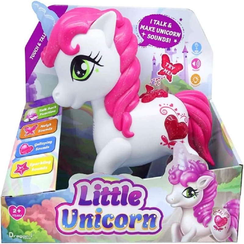 Dragon-I Toys Little Unicorn I Talk & Make Unicorn Sounds