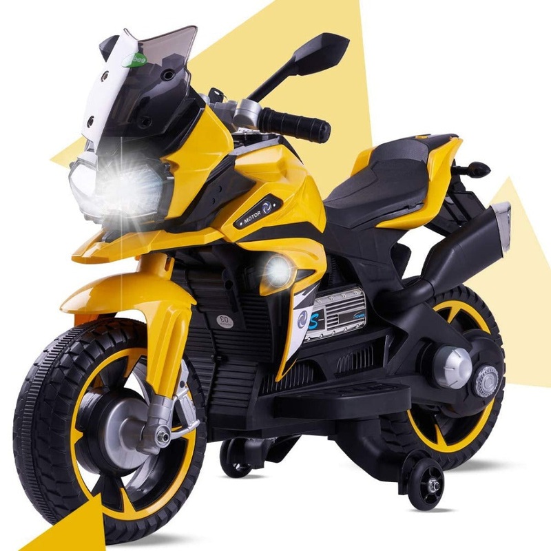 Baybee MB-115 Gladia Rechargeable Battery Operated Kids Bike  (Yellow)