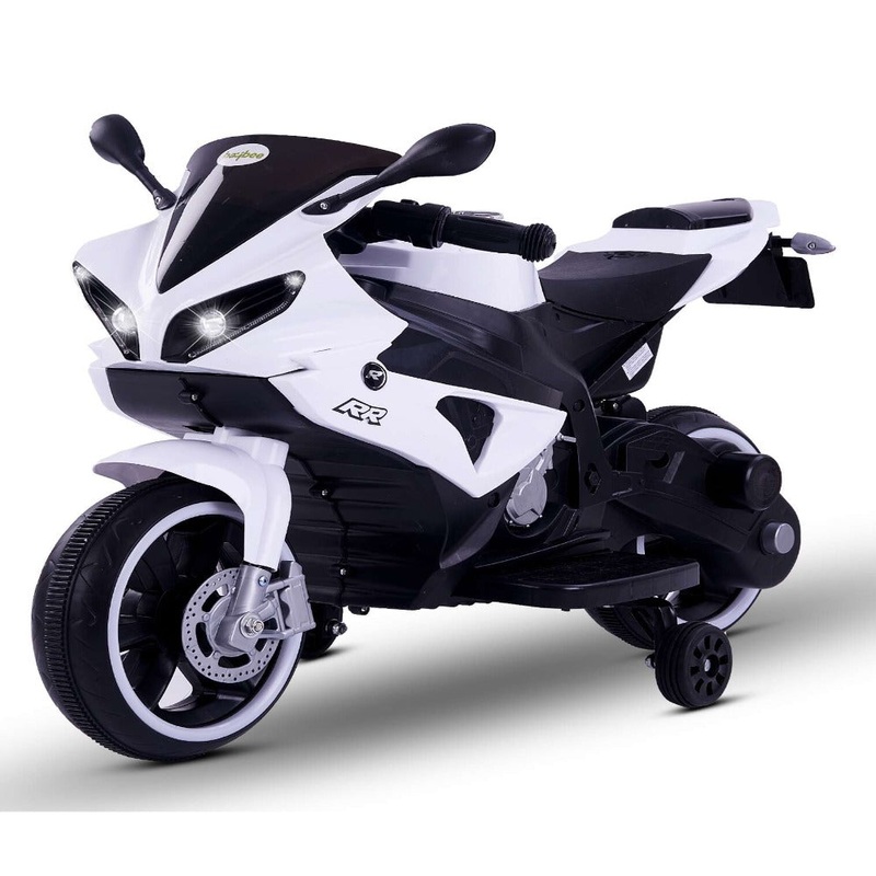 Baybee MB-119 Mini R1 Rechargeable Battery Operated Electric Ride-on Bike For Kids – White