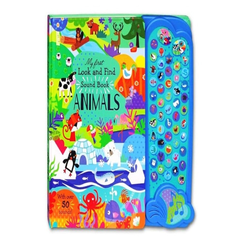 My First Look And Find Sound Book Animals