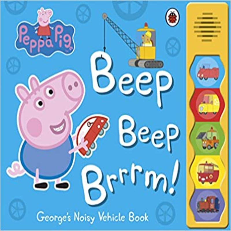 Peppa Pig Noisy Book|Peppa Pig Beep Beep Brrrm Board book|Peppa Pig: Stomp and Roar!