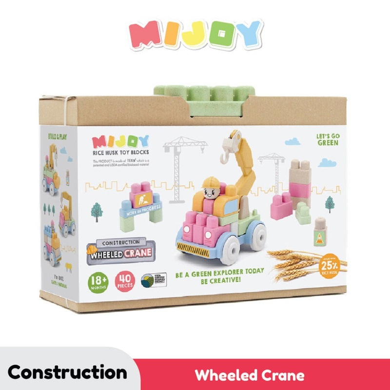 Sunta 40Pcs MIJOY Construction Blocks