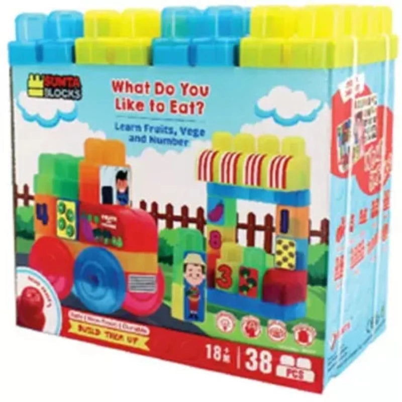 Sunta Blocks -38 Pcs (Mega Blocks Size)