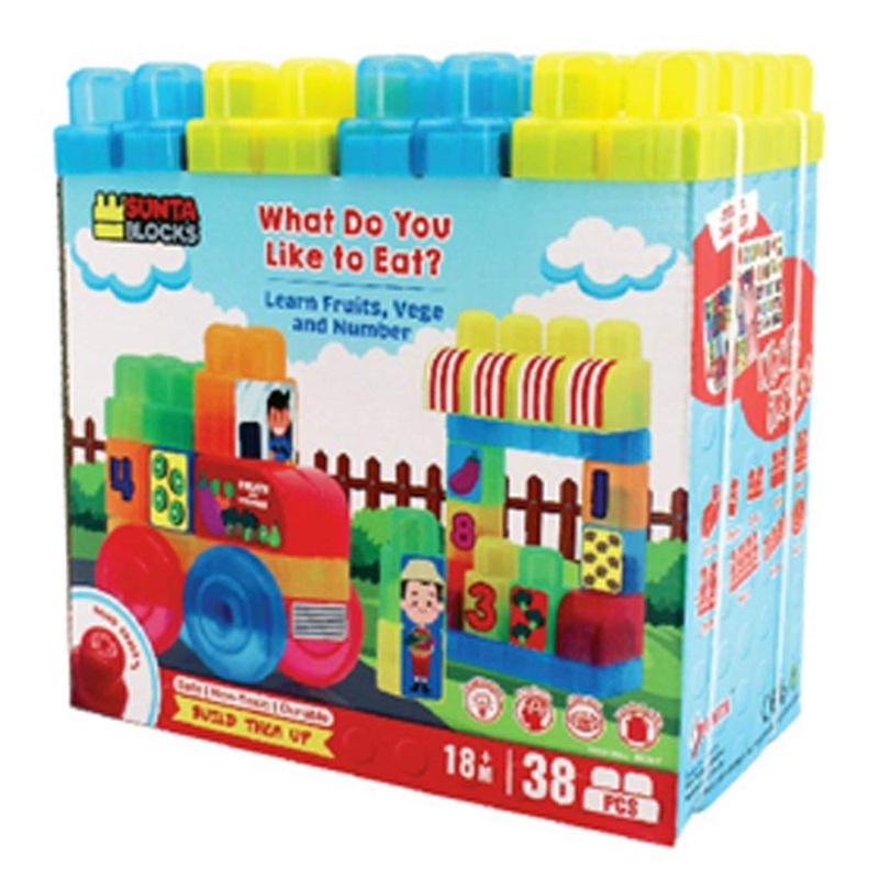 Sunta Blocks Transparent (Mega Blocks Size)