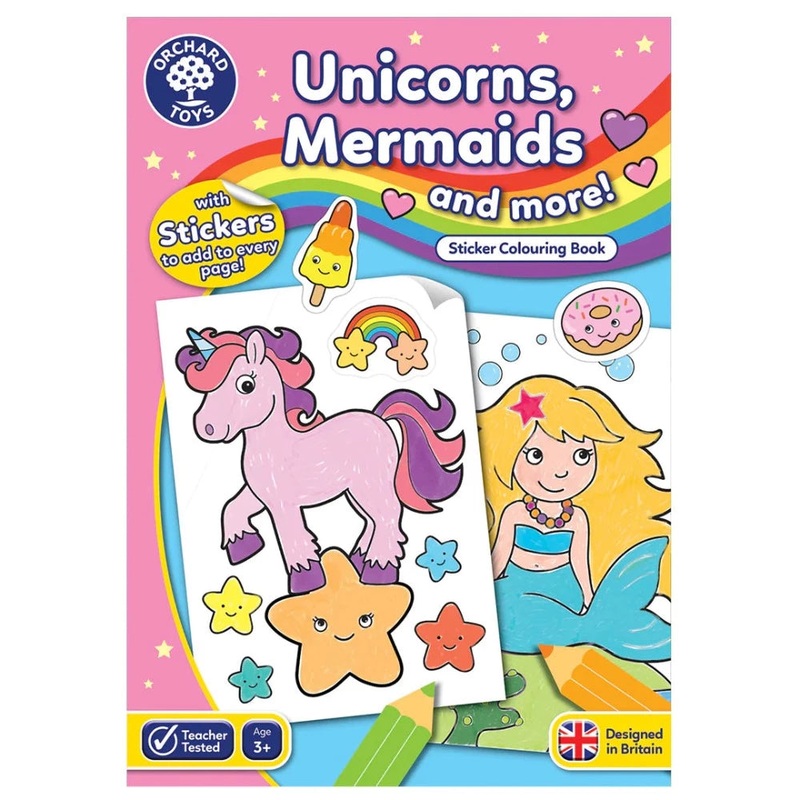 Orchard Sticker Colouring Book