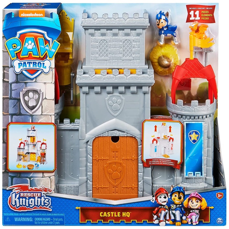 Paw Patrol Rescue Knights Castle HQ Transforming Playset
