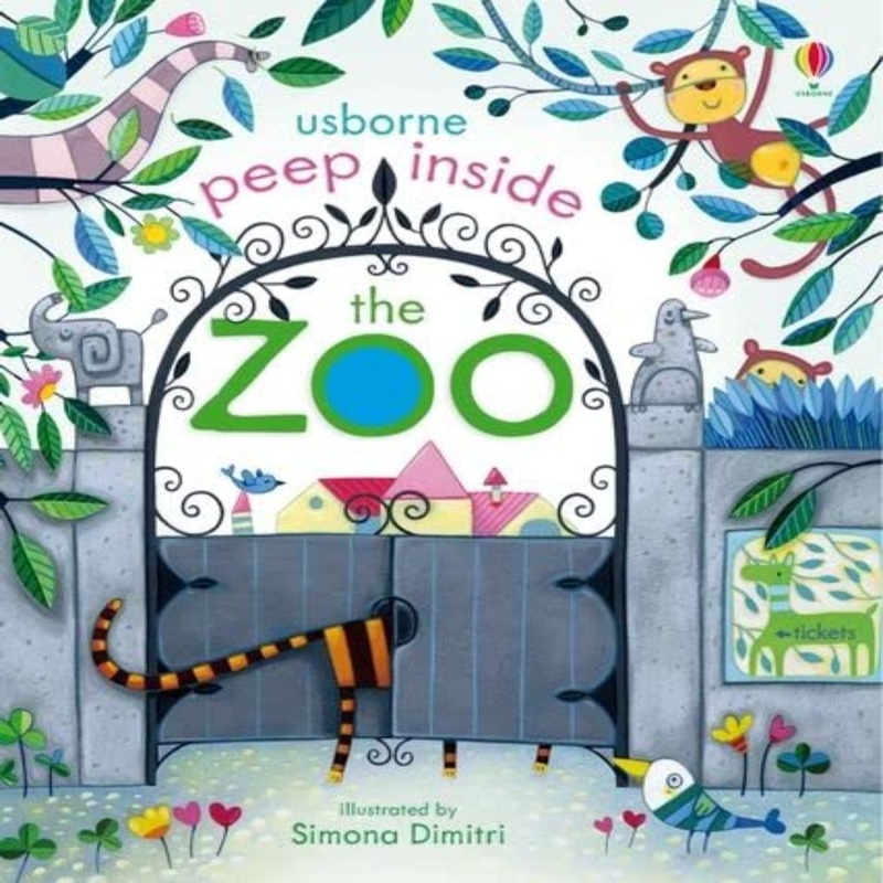 Usborne Peep Inside|Usborne Peep Inside The Zoo|Usborne Peep Inside The Garden