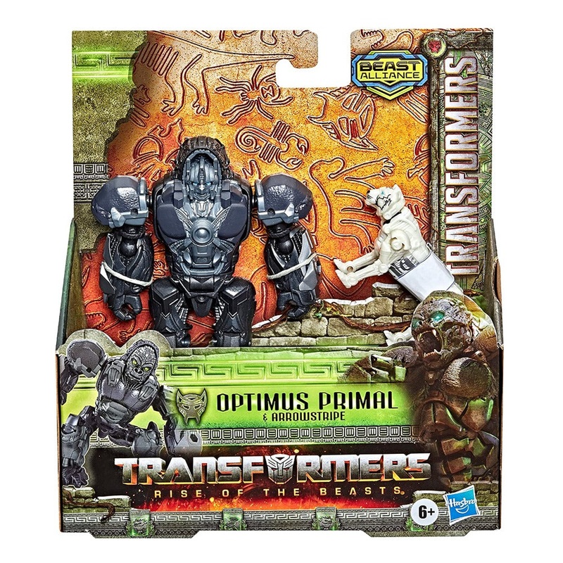 Transformers Rise of the Beasts 2-Pack Optimus Primal & Arrowstripe 5-inch