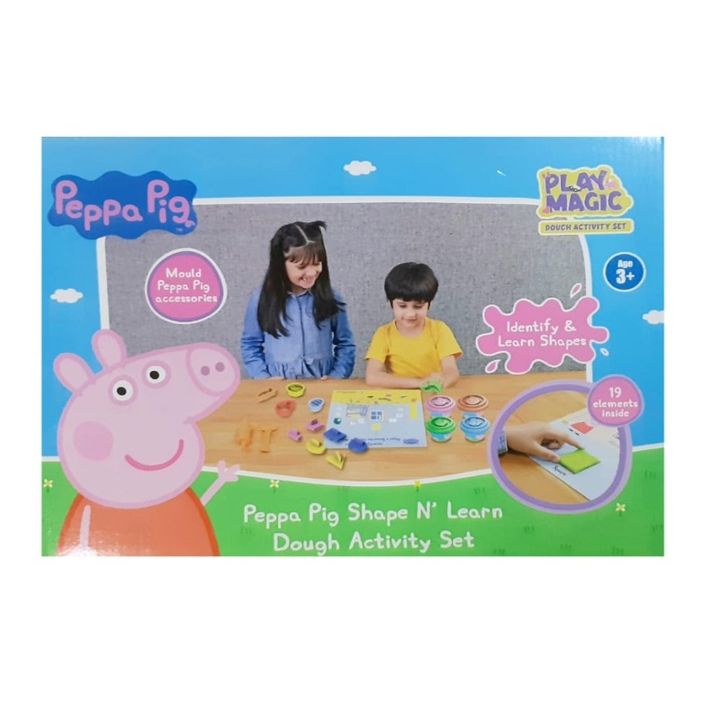 Play Magic Peppa Pig Dough Shape & Learn Activity Set