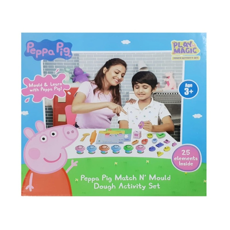 Play Magic Peppa Pig Match N’ Mould Dough Activity Set