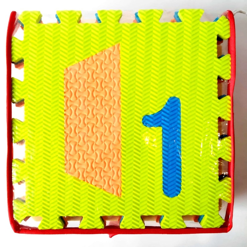 Sunta Numbers & Shapes Puzzle – 10 Pieces – Multicolor