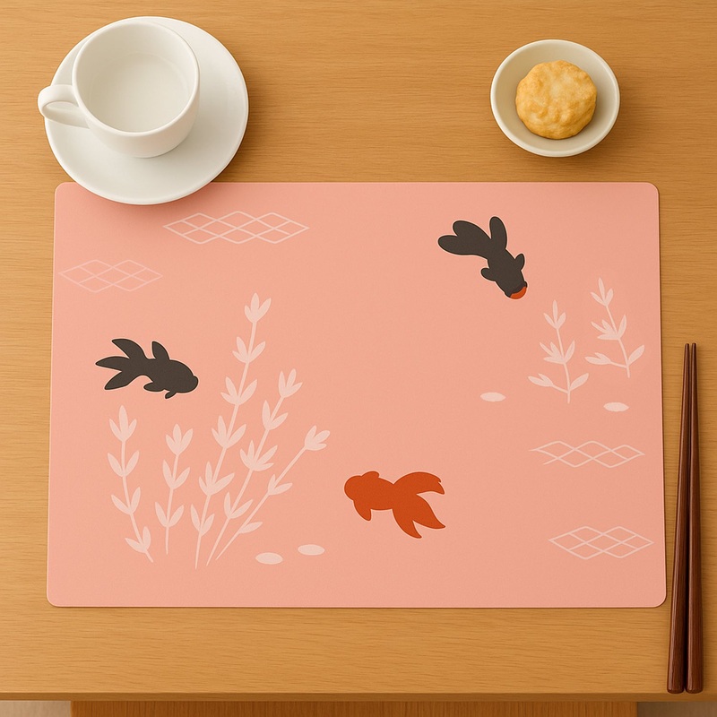 Decorative Dining Table Placemats with Elegant Design (4 Pc / 45×35 Cm)