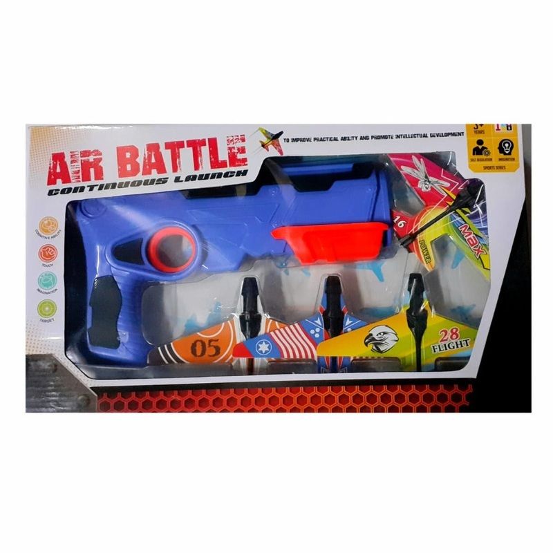 Itoys Air Plain Gun -Multi Color