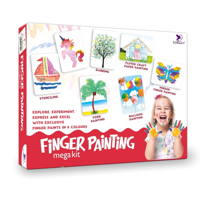 Toykraftt Finger Painting Mega kit