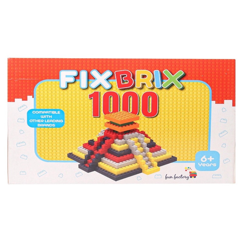 Fix Brix Multicolor Blocks – 1000 Pieces
