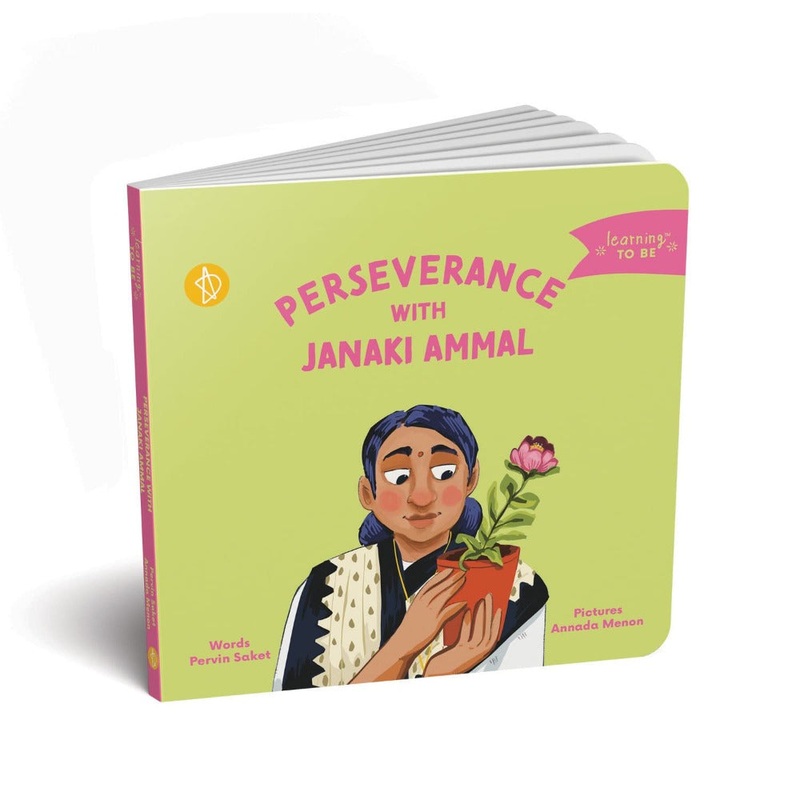 Women In Science (Board Book)|Women In Science-Perseverance With Janaki Ammal|Women In Science-Commitment With Biba Chowdhuri|Women In Science-Passion With Aditi Pant|Women In Science-Courage With Anandibai joshee