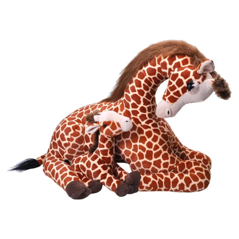 Wild Republic Mom and Baby Giraffe 15 Inch
