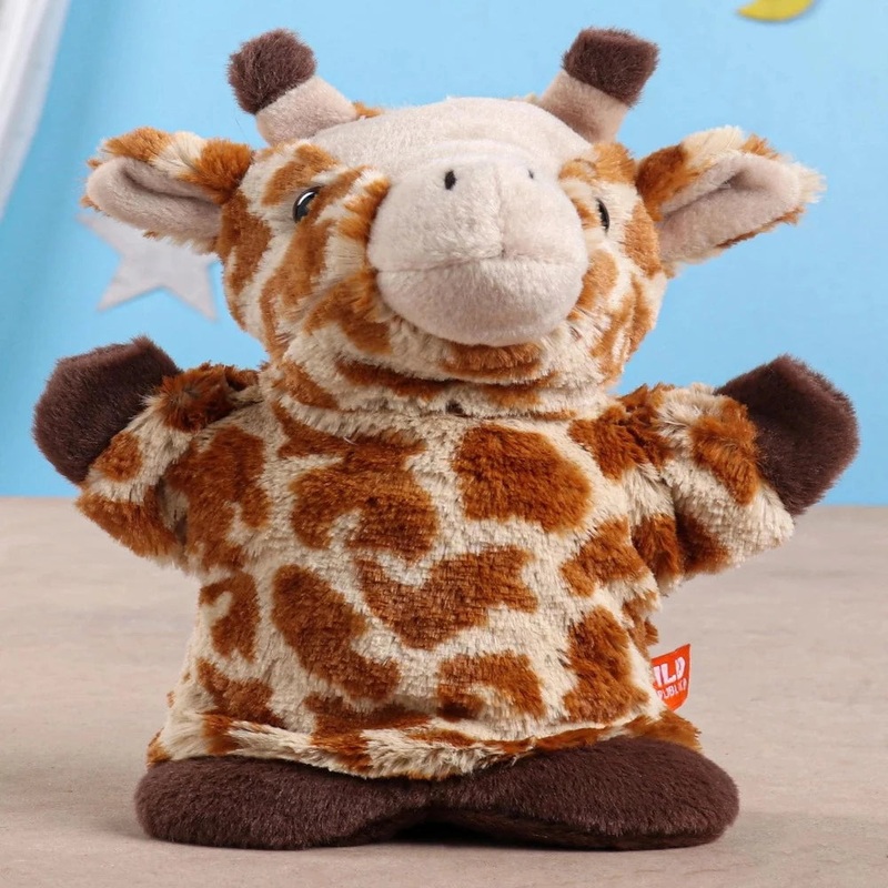 Wild Republic Polyester Hand Puppet Giraffe