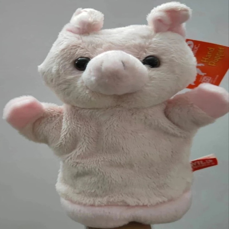 Wild Republic Polyester Hand Puppet Pig