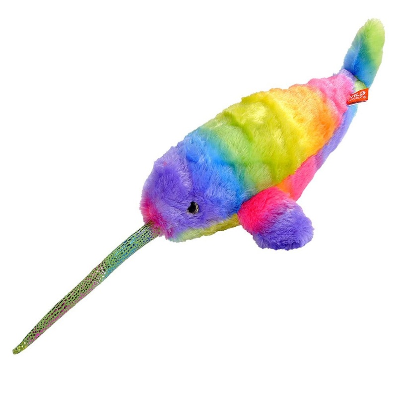 Wild Republic Rainbowkins Narwhal – 12 Inch