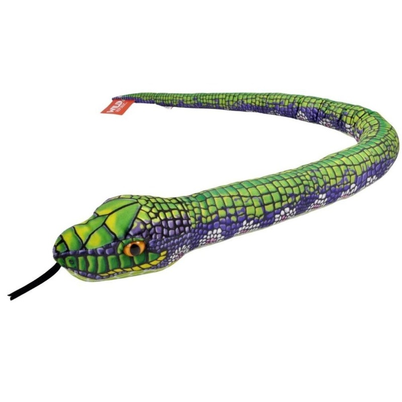 Wild Republic Sublimation Green Print Snake – 54 Inch