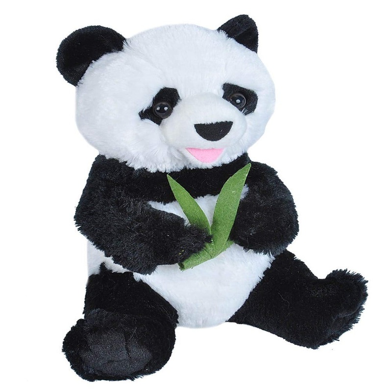 Wild Republic Panda W/Bamboo Sitting 10 Inch