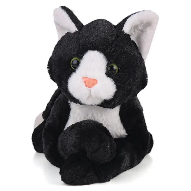 Wild Republic Paws Cat Black Tuxedo