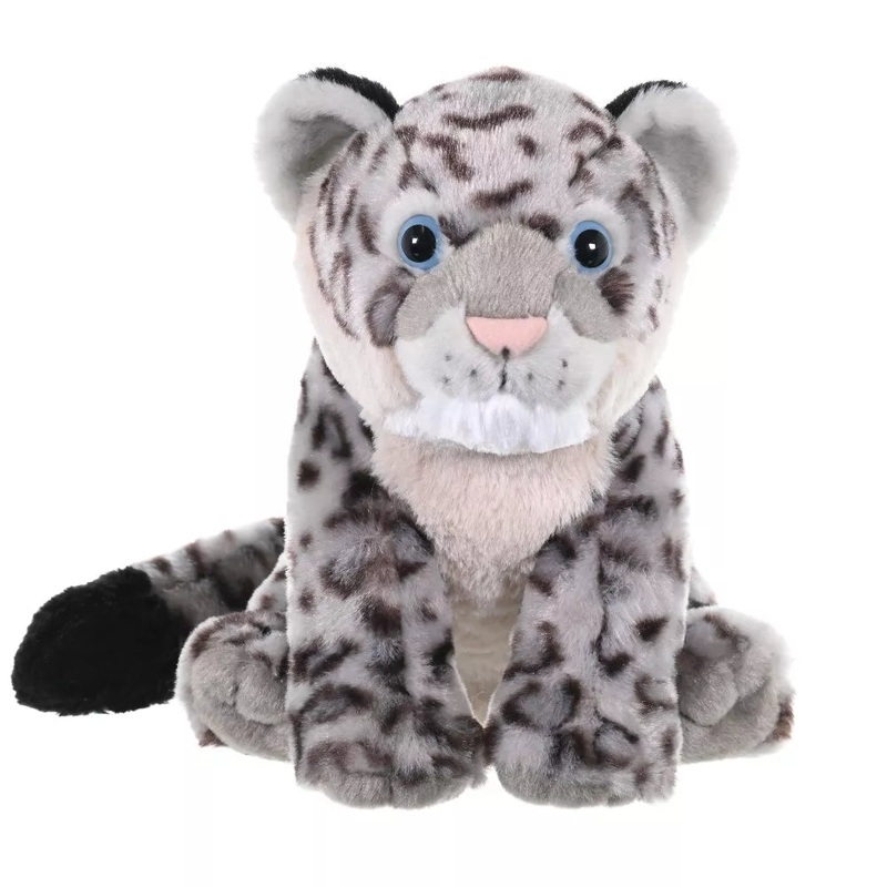 Wild Republic Playful Series Snow Leopard – 10 Inch