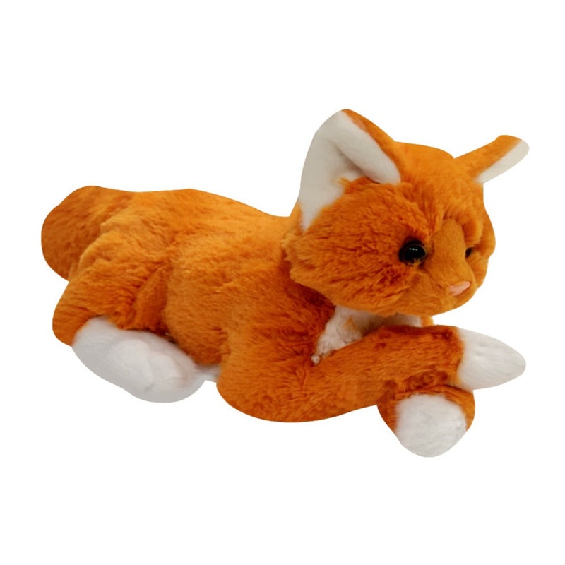 Wild Republic Mini Orange Longpile Cat