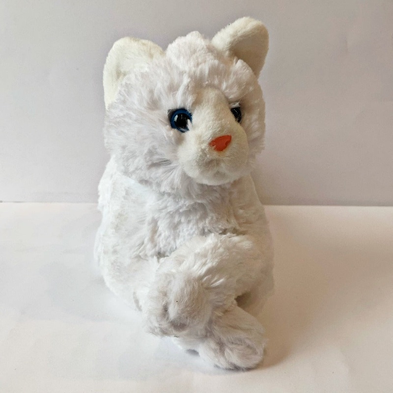 Wild Republic Paws-Mini White Longpile Cat