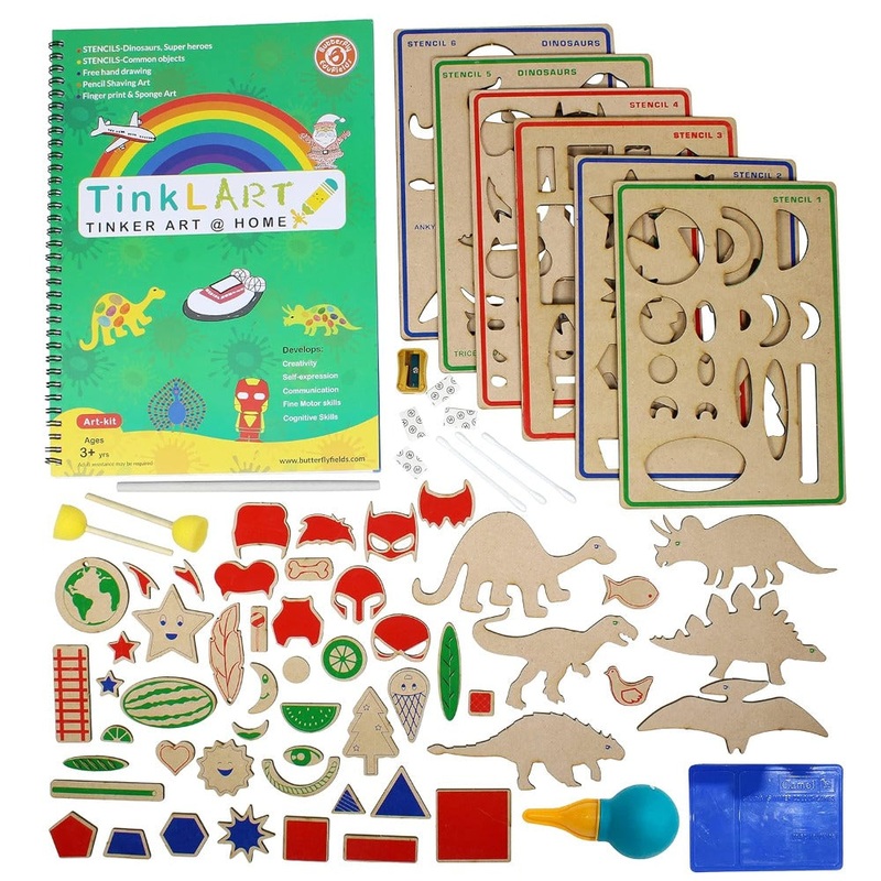 Butterfly Edufields 6in1 DIY Art Craft Dinosaur Activity kit