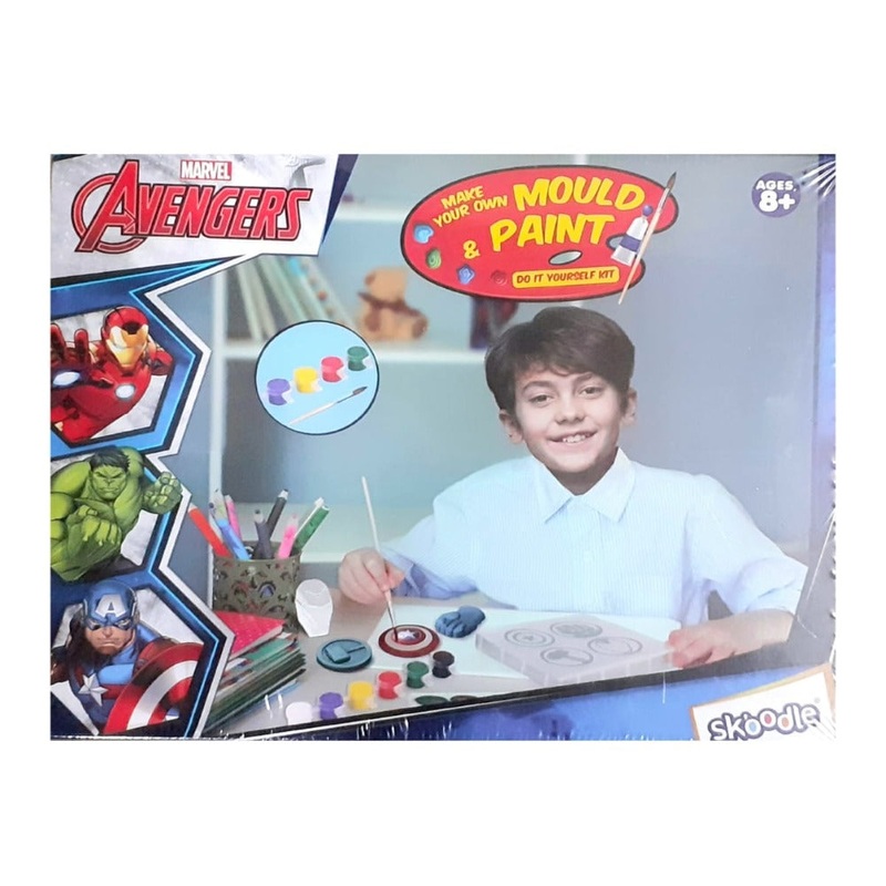 Skoodle Marvel Avengers Make Your Own Mould & Paint